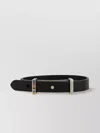 Paul Smith Adjustable Leather Strap Bracelet With Metal Buckle