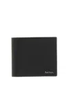 Paul Smith Signature Stripe Balloon Wallet In Black