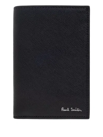 Paul Smith Leather Wallet In Black