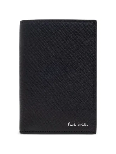 Paul Smith Leather Wallet In Black