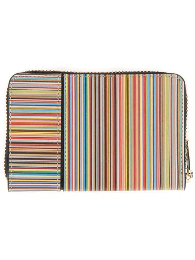 Paul Smith Leather Wallet In Multicolour