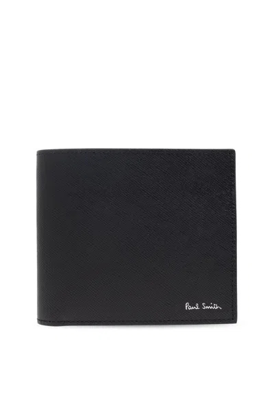 PAUL SMITH PAUL SMITH LEATHER WALLET WITH LOGO