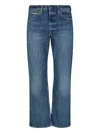 Paul Smith Straight Leg Trousers With Belt Loops In Blue