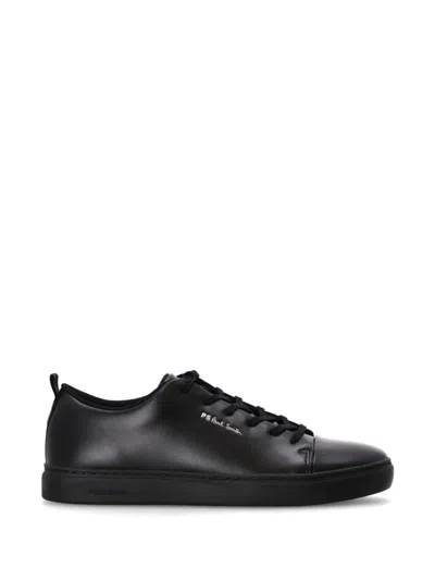 Paul Smith Lee Leather Sneakers In Black