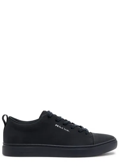 Paul Smith Lee Nubuck Sneakers In Navy