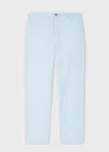 Paul Smith Light Blue Cotton Poplin Chinos In Blue