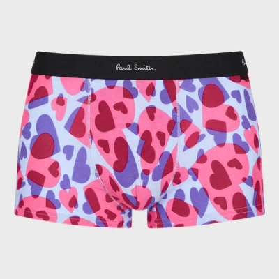 PAUL SMITH LIGHT BLUE 'LOVE HEARTS' BOXER SHORTS