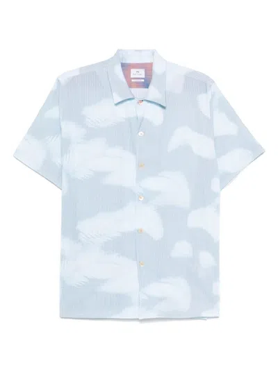 PAUL SMITH LIGHT BLUE SHORT SLEEVE SHIRT