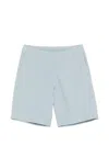 Paul Smith Light Blue Solid Shorts In Blue