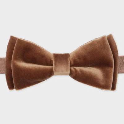 Paul Smith Light Brown Velvet Bow Tie