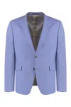 PAUL SMITH LILAC WOOL AND MOHAIR TWO PIECE SUIT FOR MEN