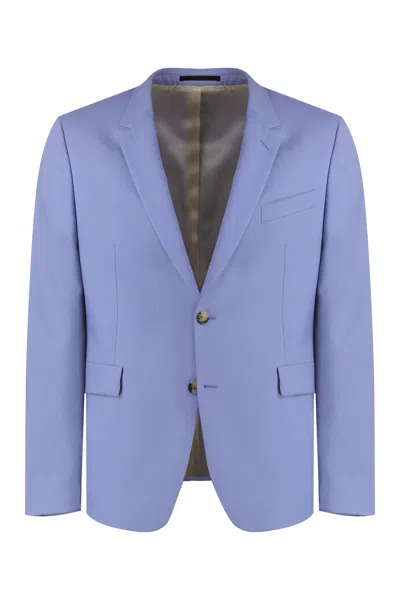 PAUL SMITH LILAC WOOL AND MOHAIR TWO PIECE SUIT FOR MEN