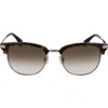 Paul Smith Linden 52mm Gradient Modified Rectangular Sunglasses In Multi