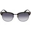 Paul Smith Linden 52mm Gradient Modified Rectangular Sunglasses In Multi