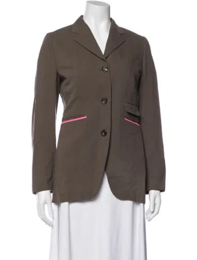 Pre-owned Paul Smith Linen Blazer In Brown