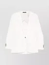 Paul Smith Linen Blazer With Shoulder Pads And Vents