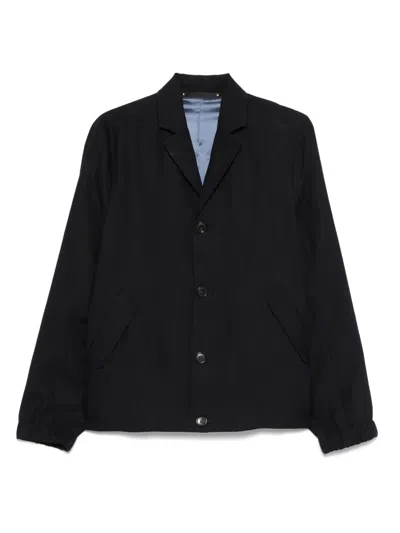 Paul Smith Linen Jacket In Black