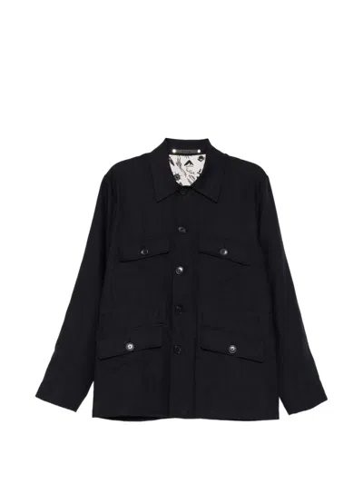 Paul Smith Linen Jacket For Men - Modern Fit In Navy