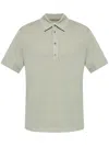 Paul Smith Linen Polo Shirt In Grün