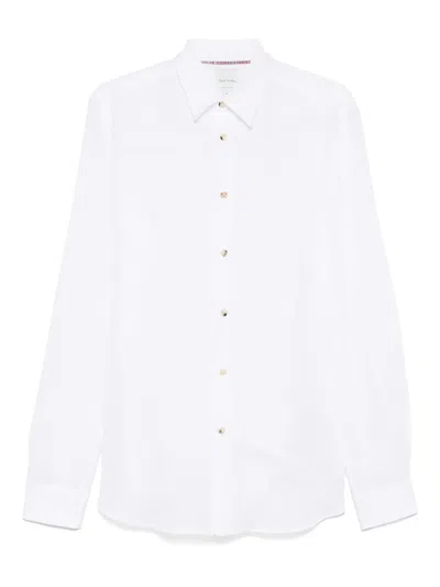 Paul Smith Linen Shirt In White