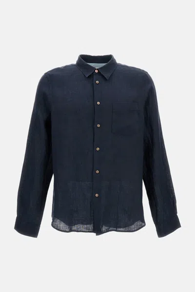 Paul Smith Pocket Shirt In Blue