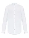 Shop Paul Smith Linen Shirt In White