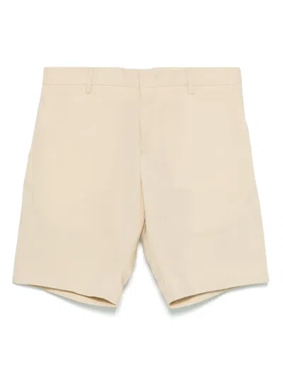 Paul Smith Linen Shorts In Neutral