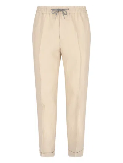 PAUL SMITH LINEN SPORTS PANTS