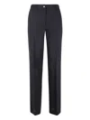 Paul Smith Linen Tailored Trousers In Blue
