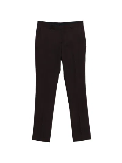 Paul Smith Linen Trousers For Men In Brown