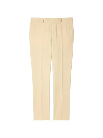 Paul Smith Linen Trousers In Neutral