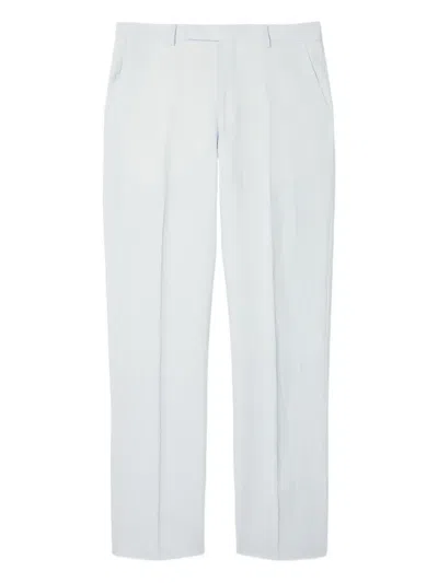 Paul Smith Linen Trousers In White