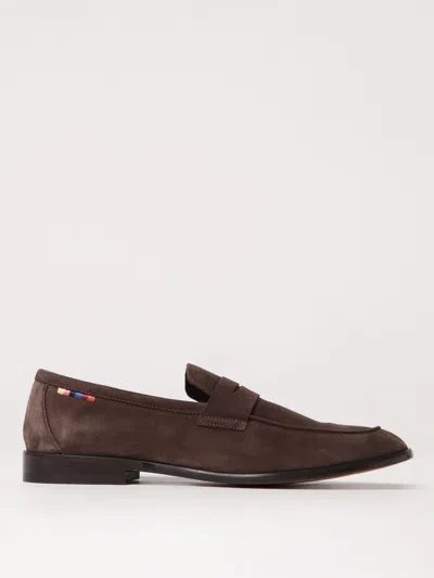 Paul Smith Chocolate Brown Suede 'figino' Loafers