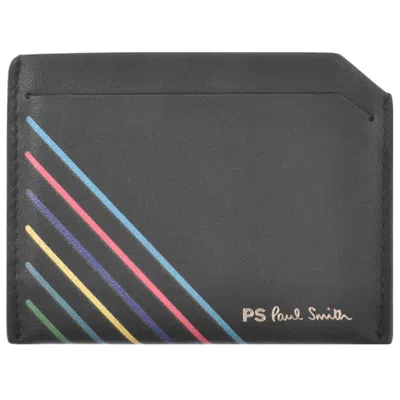 Paul Smith Logo Card Holder Black