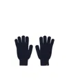 Paul Smith Logo Decorated Five-finger Gloves In Black
