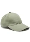 Paul Smith Logo-embroidered Cotton Cap In Green