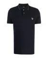 Paul Smith Zebra-patch Polo Shirt In Blue
