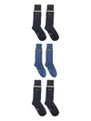 Paul Smith Logo-embroidered Socks (set Of Three) In Multi