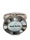 Paul Smith Logo-engraved Cufflinks In Silver