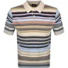Paul Smith London Merino Wool Polo Sweater In Multi