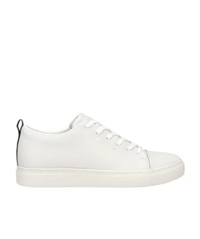 Paul Smith Logo Lace Up Casual Sports Shoes In White
