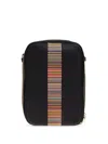 Paul Smith Logo Lettering Messenger Bag In Black
