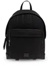 Paul Smith Gray Shadow Stripe Backpack In Black