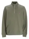 Paul Smith Logo-patch Sweatshirt In Green