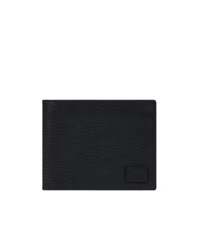 Paul Smith Logo Plaque Leather Wallet In Yellow