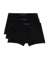 Paul Smith Three-pack Black Logo Boxer Briefs In Black