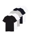 Paul Smith 5 Pack Mens Script Logo T-shirts In Black