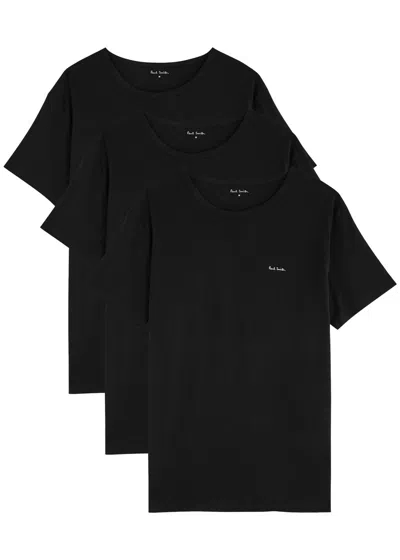 Paul Smith Logo-print Cotton T-shirt In Black
