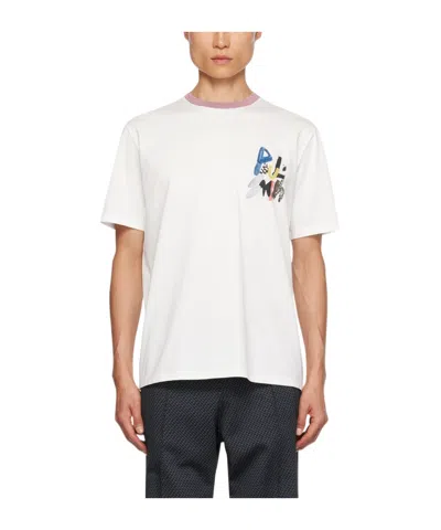 Paul Smith Logo-print Cotton T-shirt In White