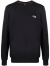 Paul Smith Logo Cotton Sweatshirt In Blau